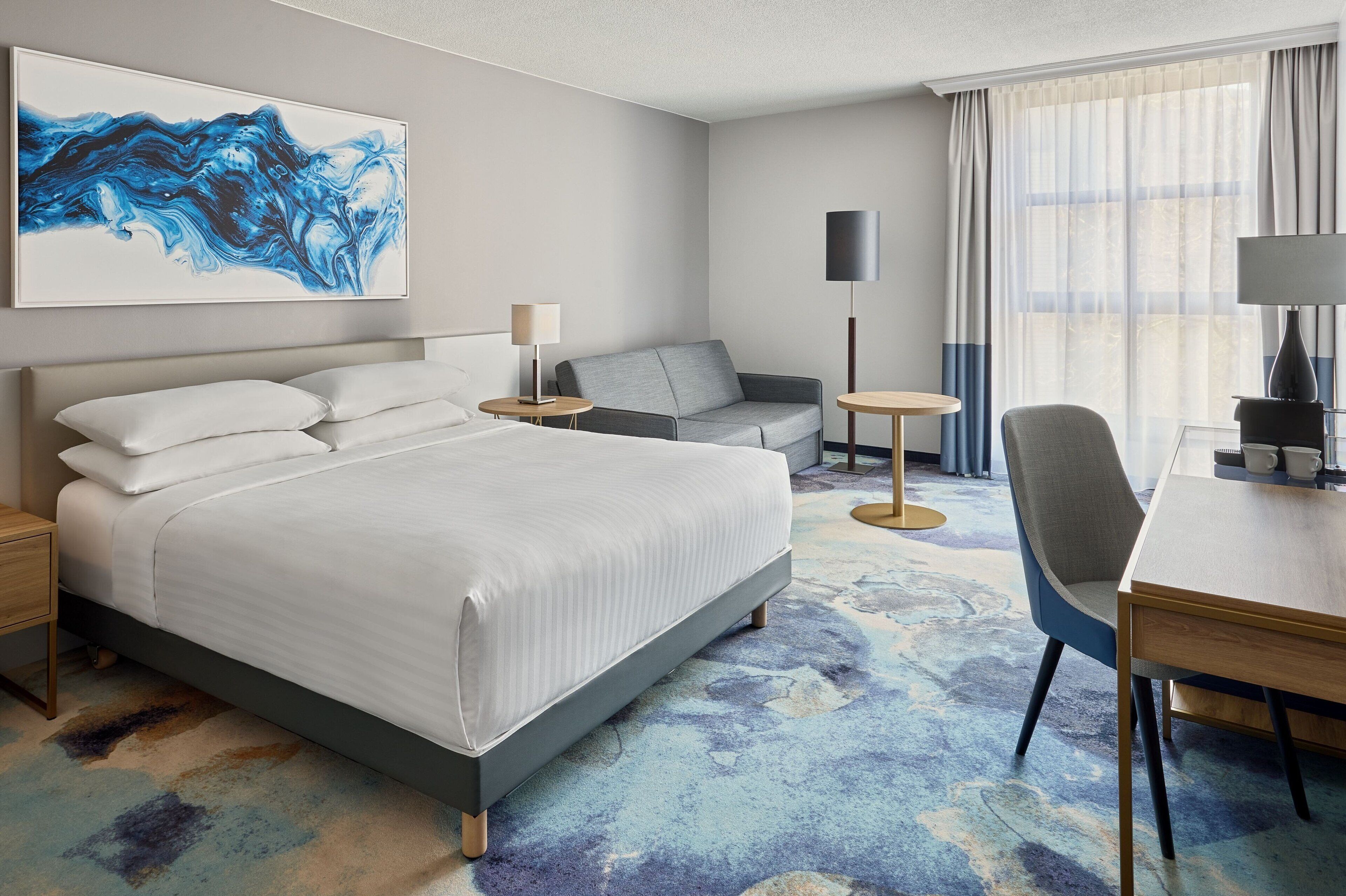 family room, 1 king bed with sofa bed | 1 bedroom, premium bedding, pillow-top beds, in-room safe