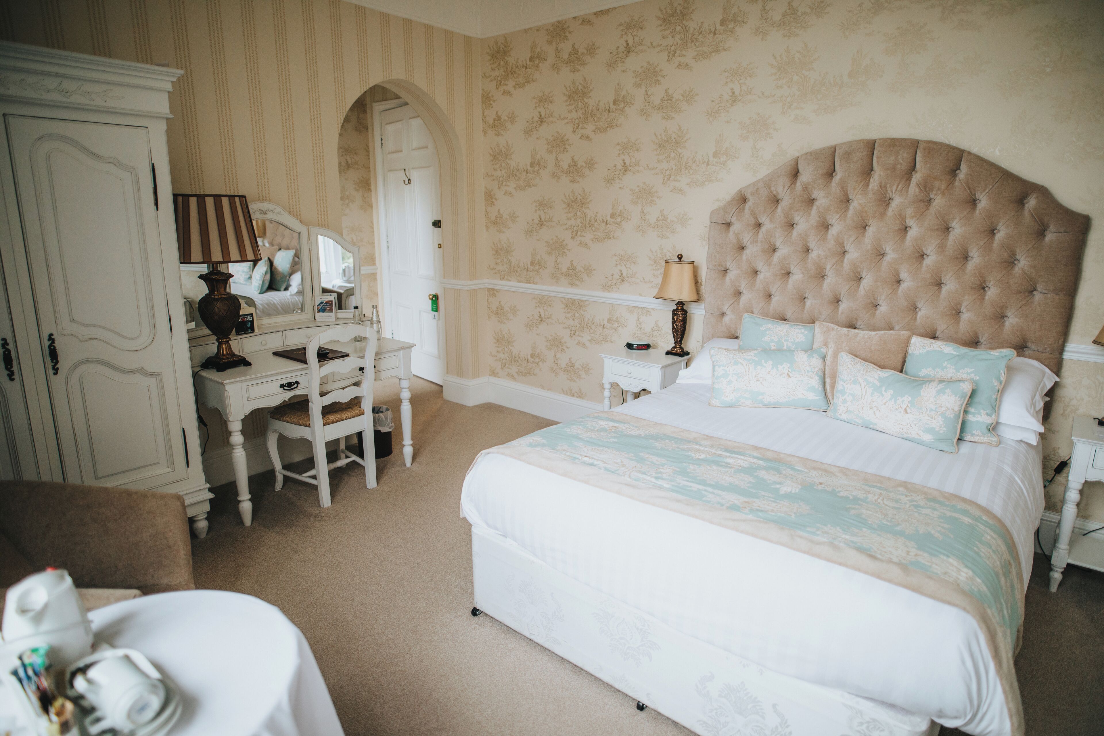 Superior-Doppelzimmer | Hochwertige Bettwaren, Schreibtisch, Bügeleisen/Bügelbrett