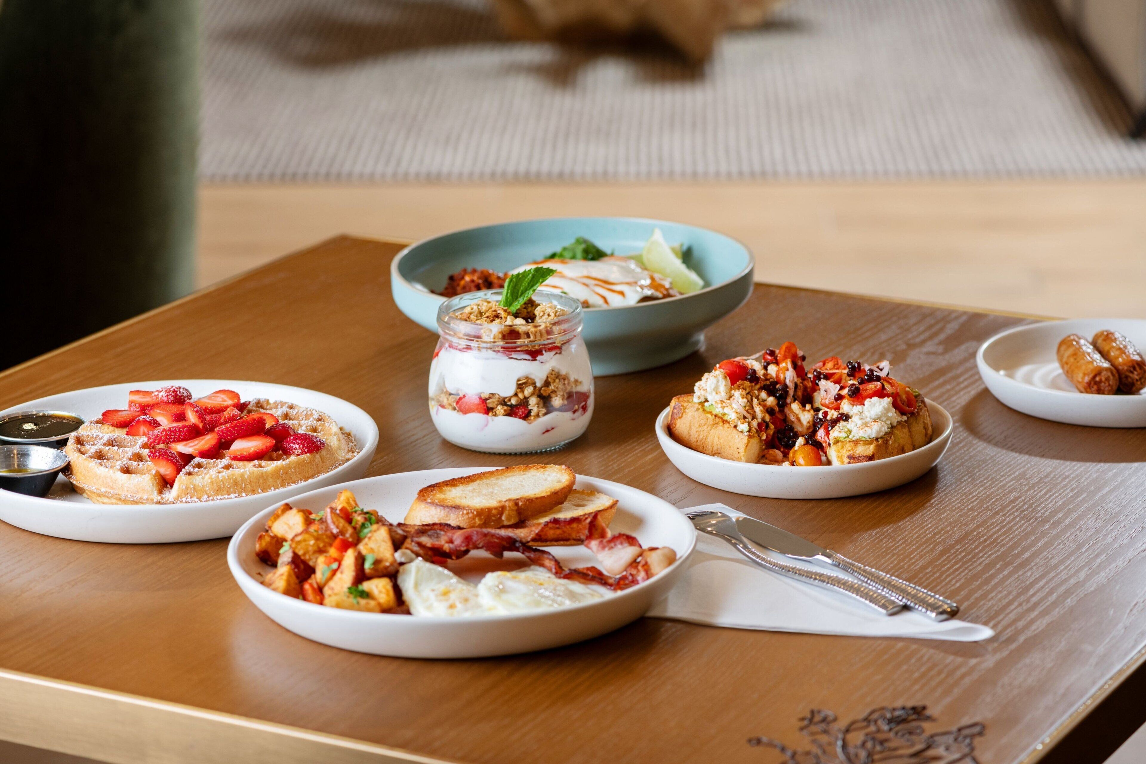 Daily cooked-to-order breakfast for a fee
