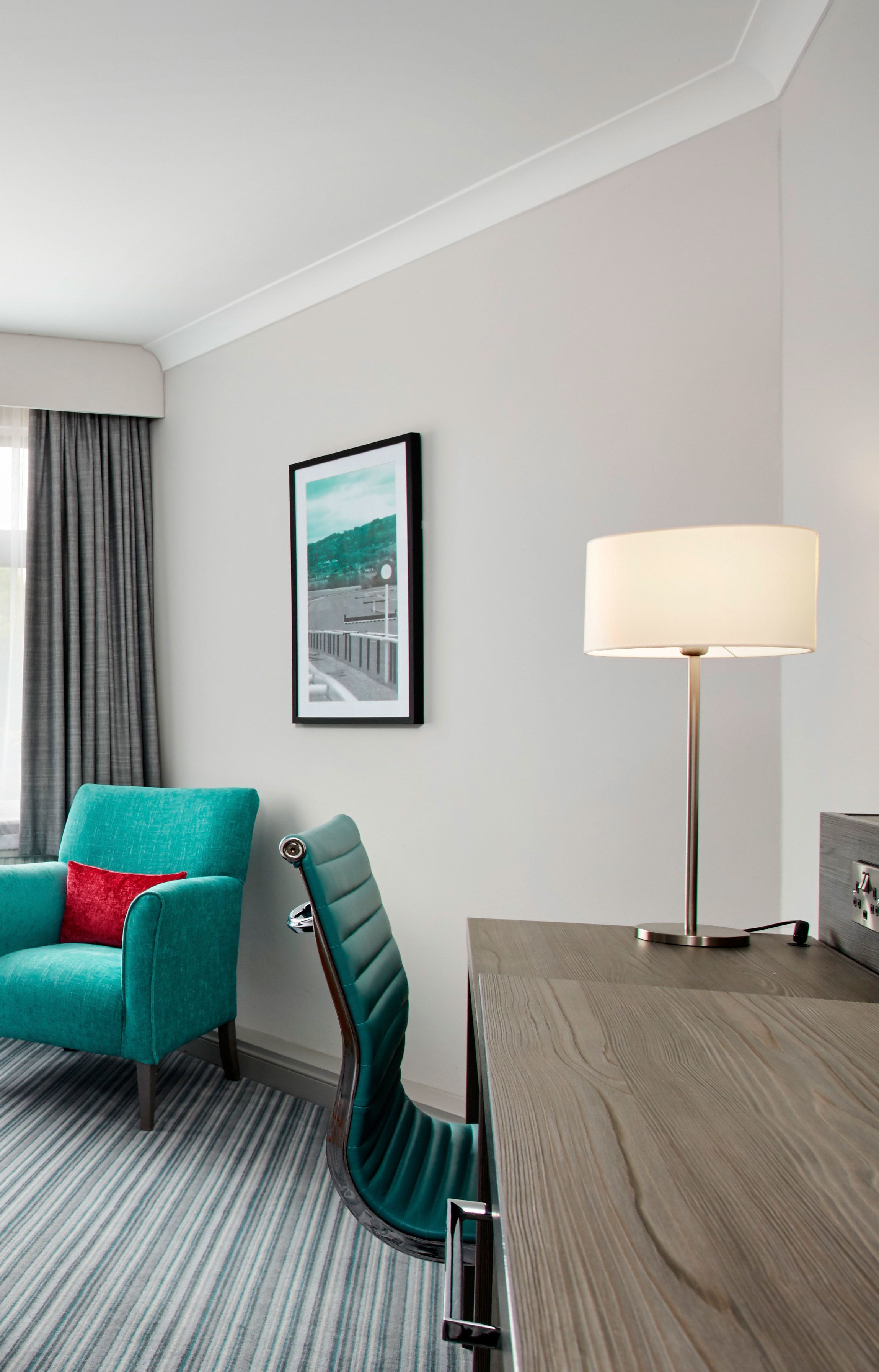 standard twin room | desk, laptop workspace, soundproofing, iron/ironing board