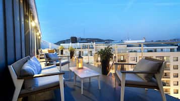 Vue depuis lâhĂ©bergement