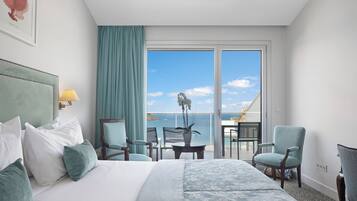 Penthouse, terrasse, vue mer | 1 chambre, literie de qualité supérieure, matelas Select Comfort