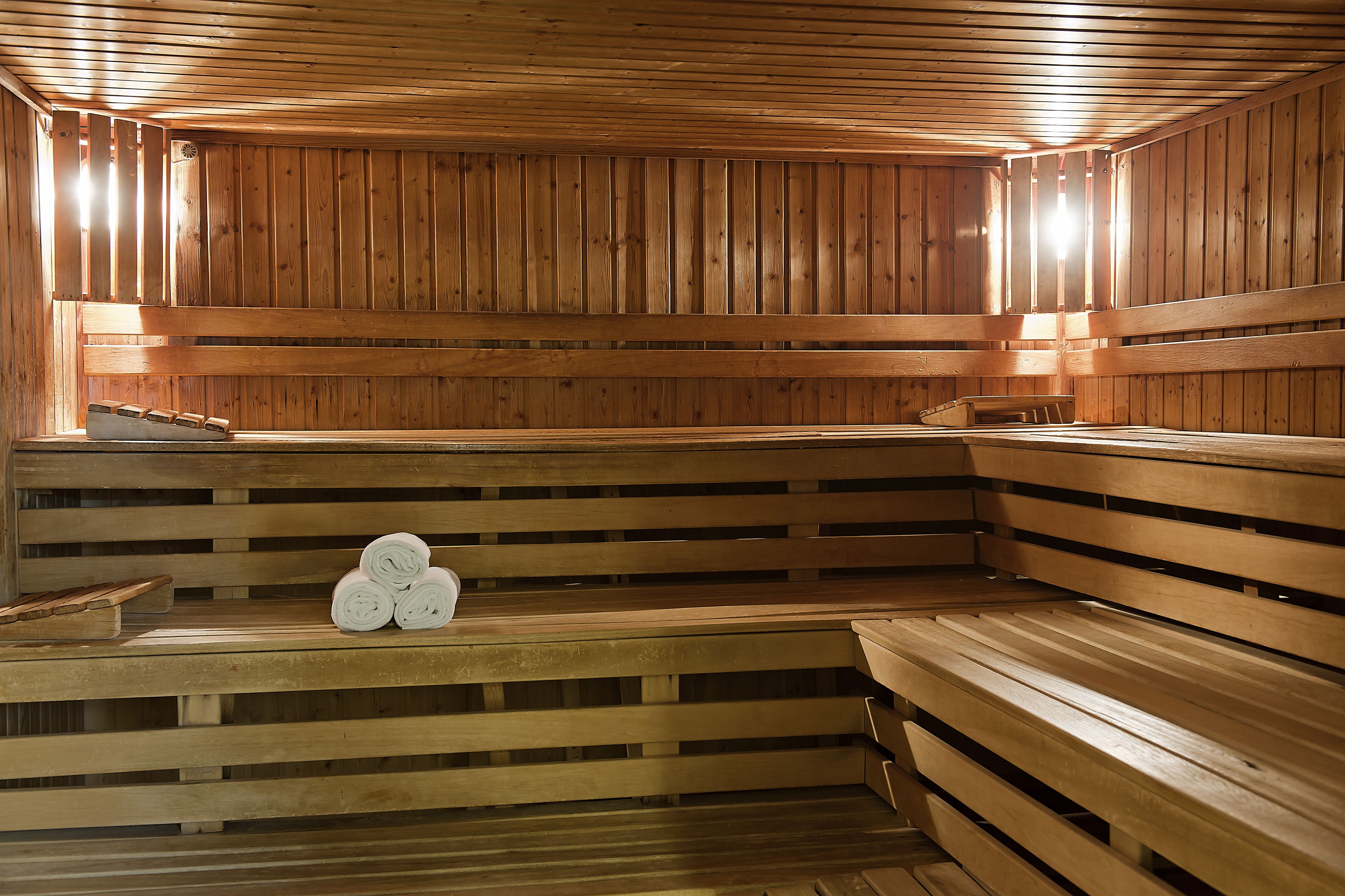 sauna, steam room