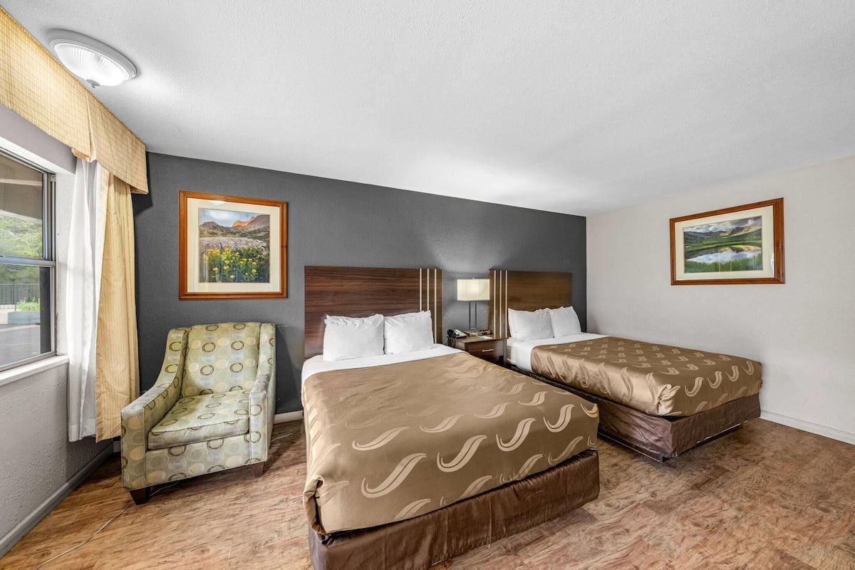 Room, 2 Queen Beds (Pet-friendly) | Desk, iron/ironing board, rollaway beds, free WiFi