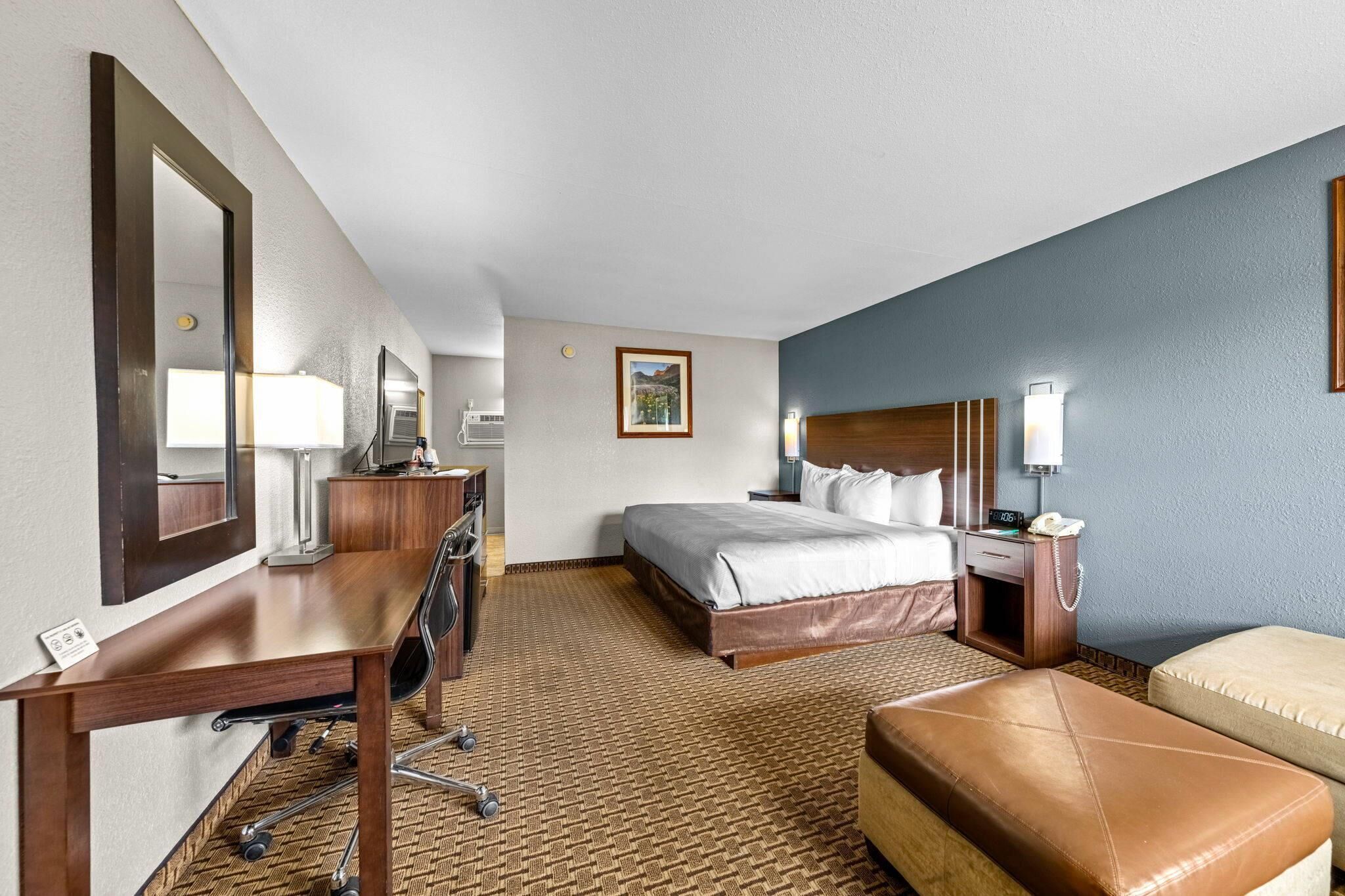 Room, 1 King Bed with Sofa bed, Non Smoking | Desk, iron/ironing board, rollaway beds, free WiFi