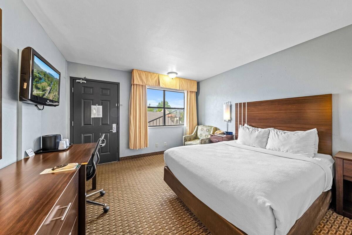 Standard Room, 1 King Bed, Non Smoking | Desk, iron/ironing board, rollaway beds (surcharge), WiFi (free)