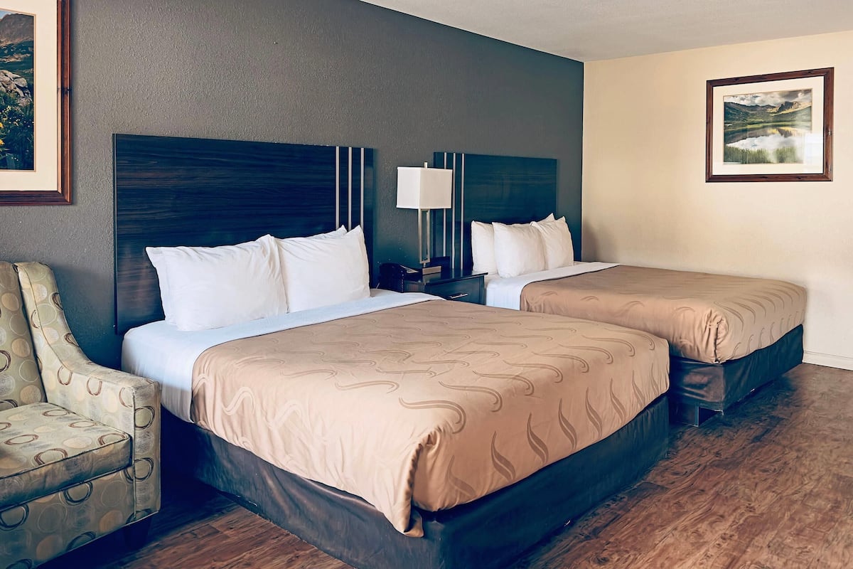 Standard Room, 2 Queen Beds, Non Smoking | Desk, iron/ironing board, rollaway beds, free WiFi