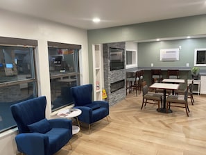 Sala de estar en el lobby