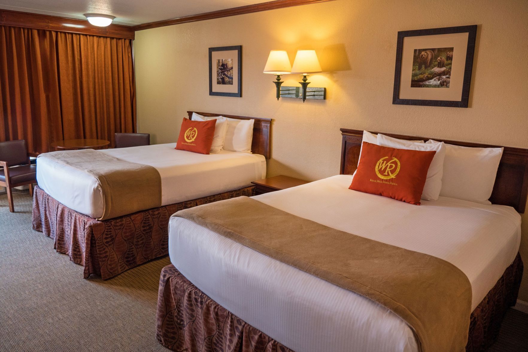 In-room safe, iron/ironing board, free cribs/infant beds, free WiFi