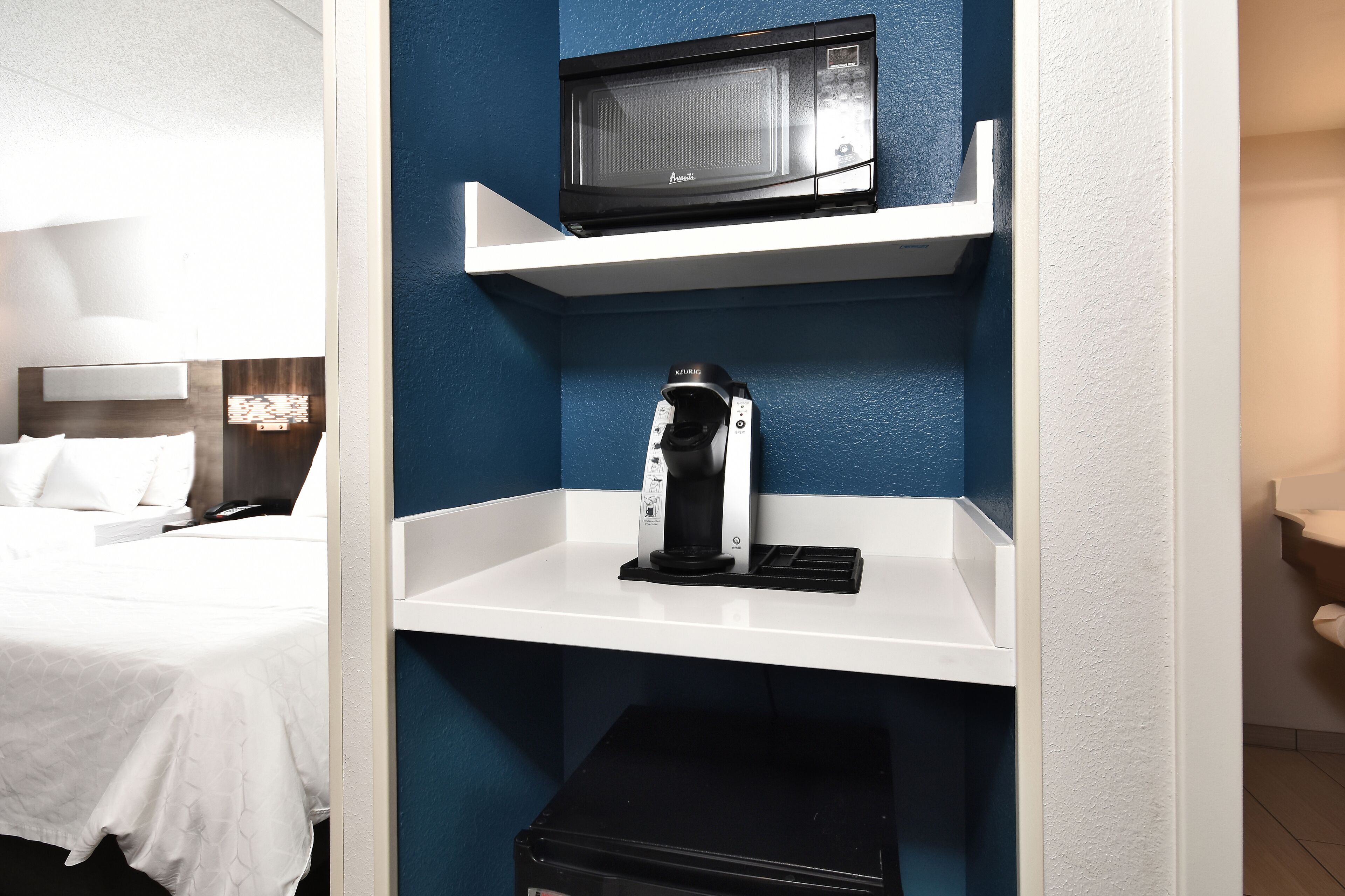 in-room safe, desk, laptop workspace, iron/ironing board