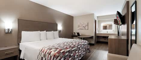 Habitación superior, 1 cama King size, para no fumadores | Escritorio, cortinas blackout, wifi gratis y ropa de cama
