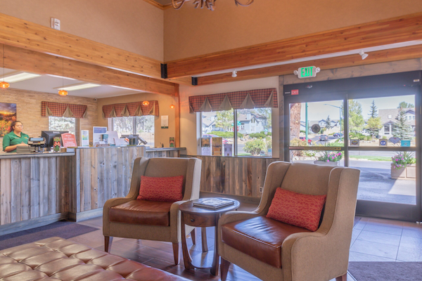 Sala de estar en el lobby