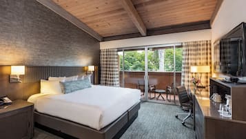 Habitación Premier, 1 cama King size | Ropa de cama de alta calidad y caja de seguridad en la habitación