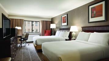 Executive Room, 2 Double Beds, Accessible (Hearing) | Hypo-allergenic bedding, in-room safe, desk, laptop workspace