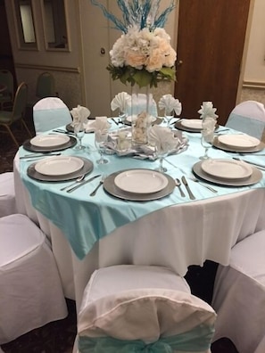 Indoor wedding - University Square Hotel (Fresno)