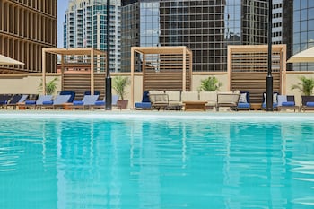 Outdoor pool, open 6:00 AM to 10:00 PM, cabanas (surcharge) at Sheraton Denver Downtown Hotel