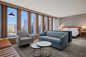 Zimmer, 1 King-Bett und Schlafsofa