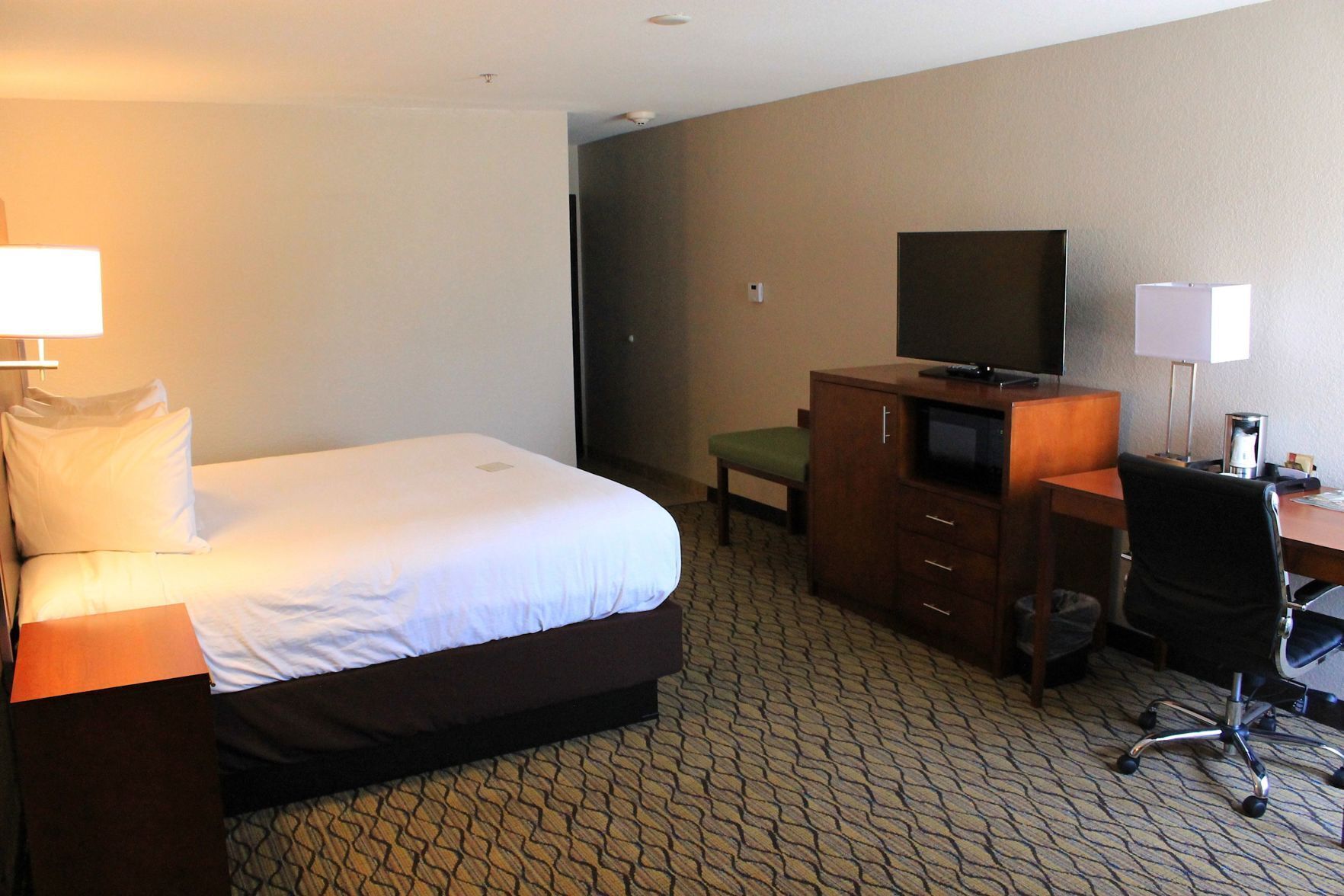 Blackout curtains, soundproofing, iron/ironing board