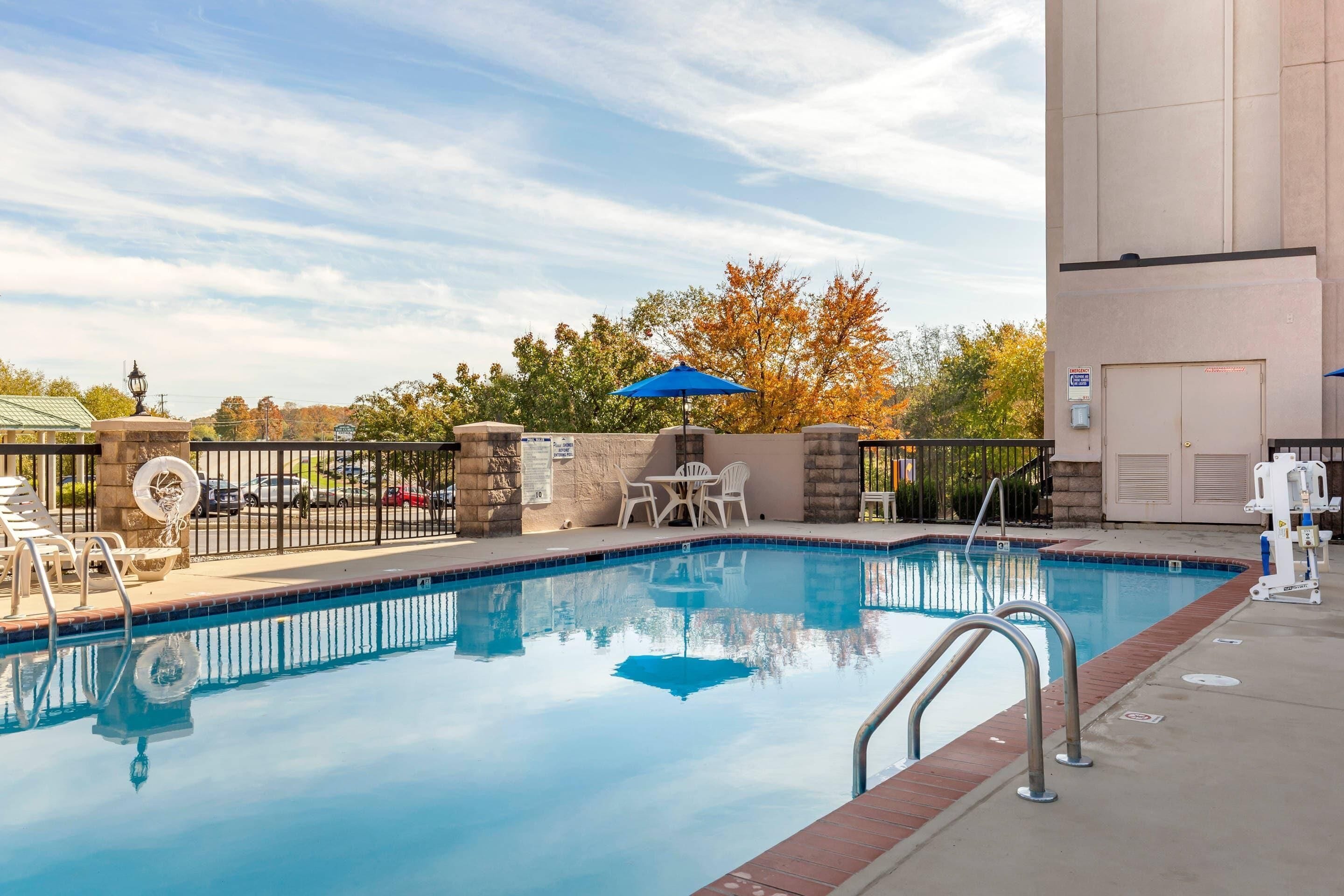 Seasonal outdoor pool