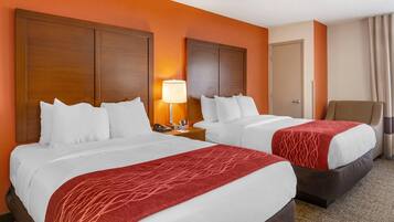 Roupas de cama premium, edredons de pluma, escrivaninha