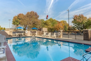 Seasonal outdoor pool
