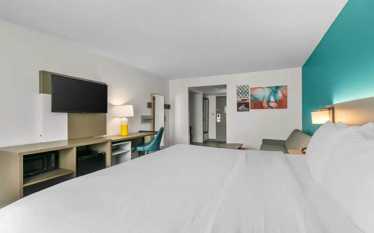 In-room safe, desk, blackout drapes, iron/ironing board