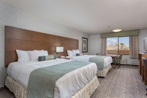 Standard Room, 2 Queen Beds | Desk, blackout drapes, iron/ironing board, travel crib