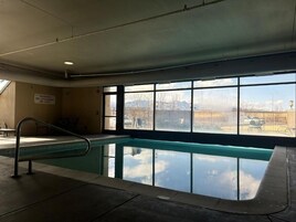 Indoor pool, outdoor pool