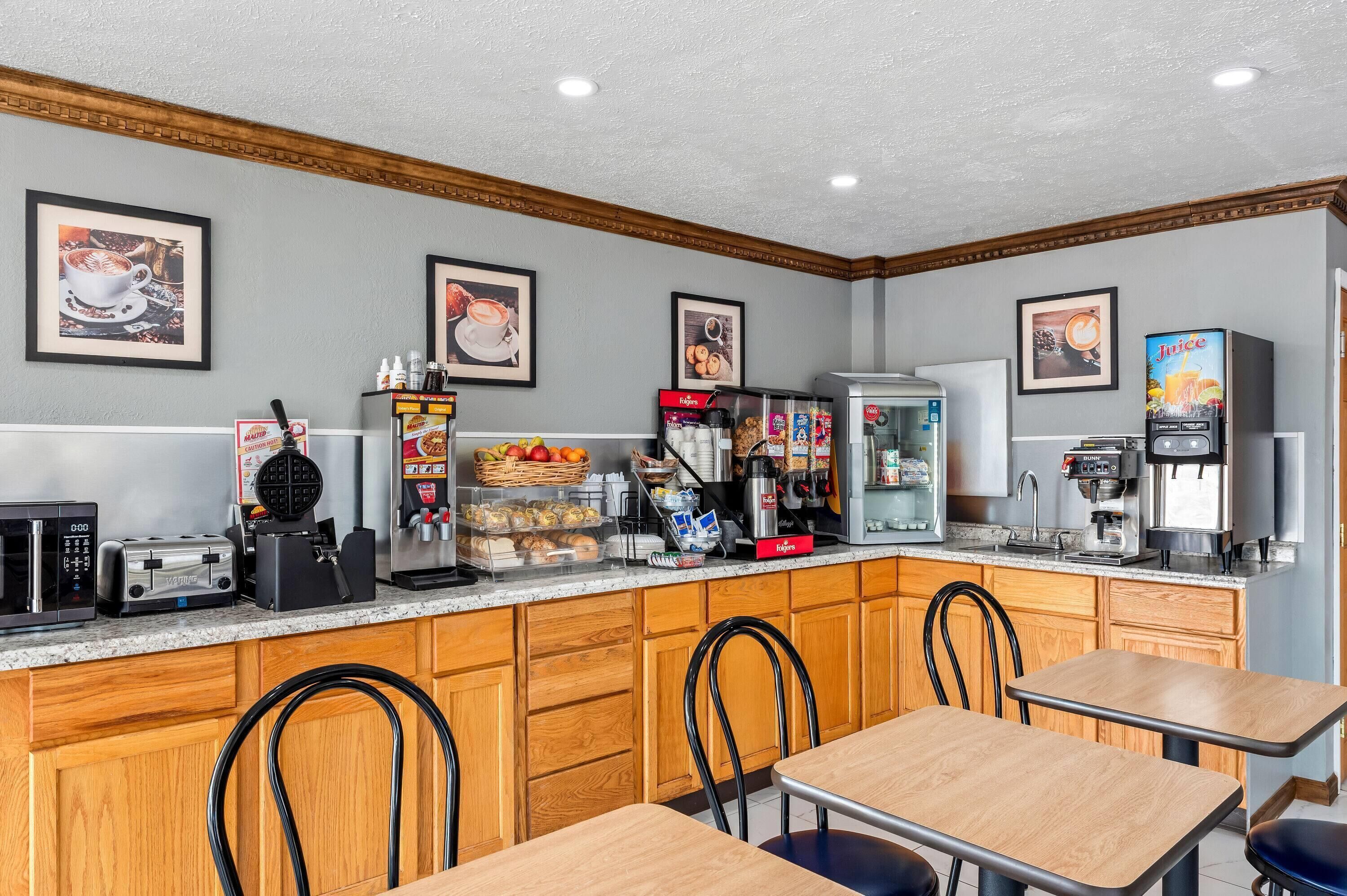 Café da manhã continental grátis todos os dias