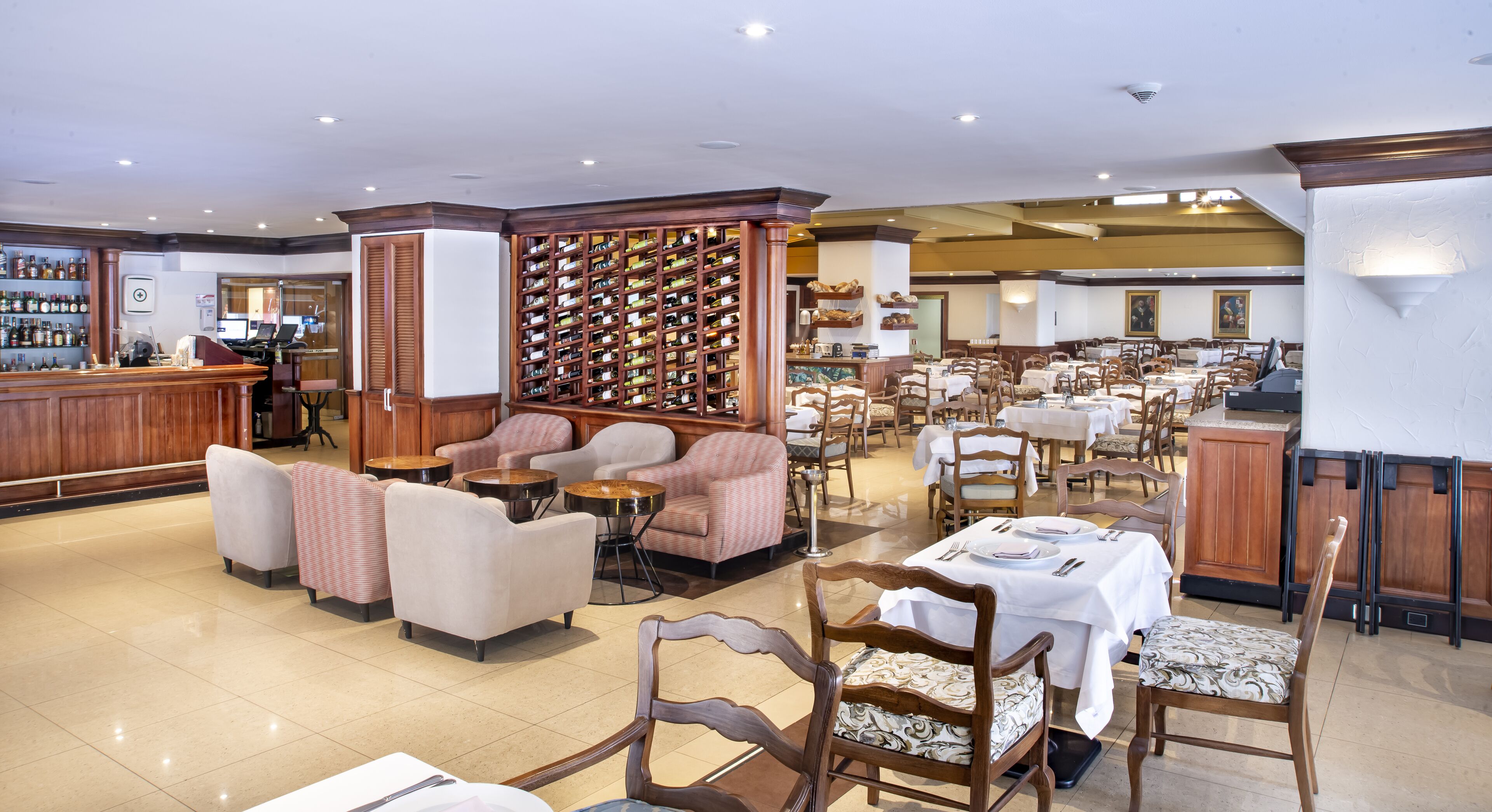 breakfast, lunch and dinner served