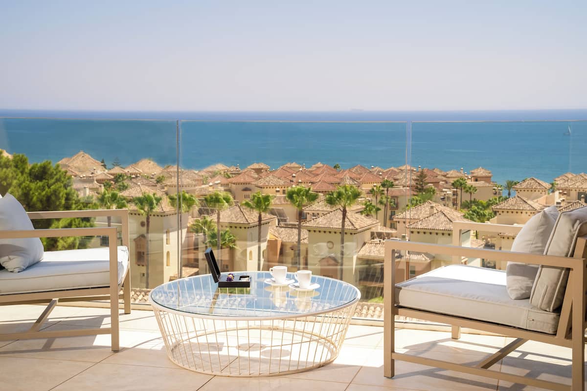 Chambre Deluxe, vue sur la mer | Terrasse/patio
