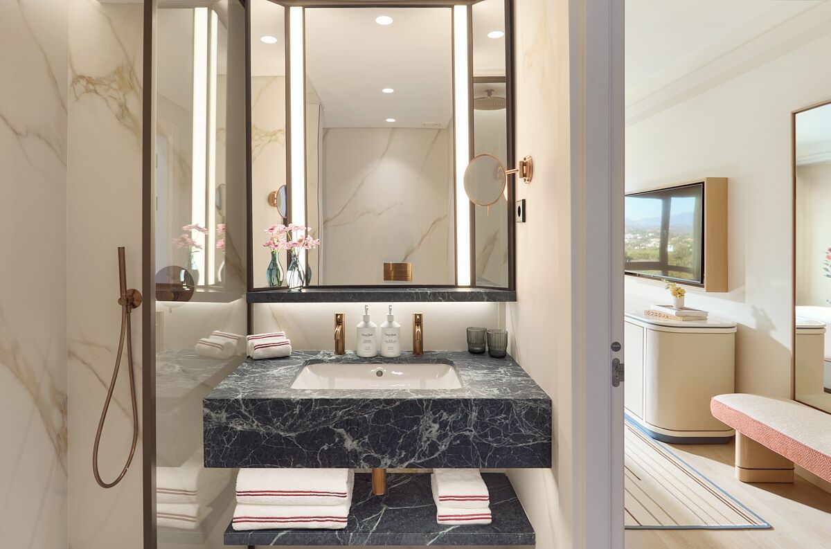 free toiletries, hair dryer, bathrobes, slippers