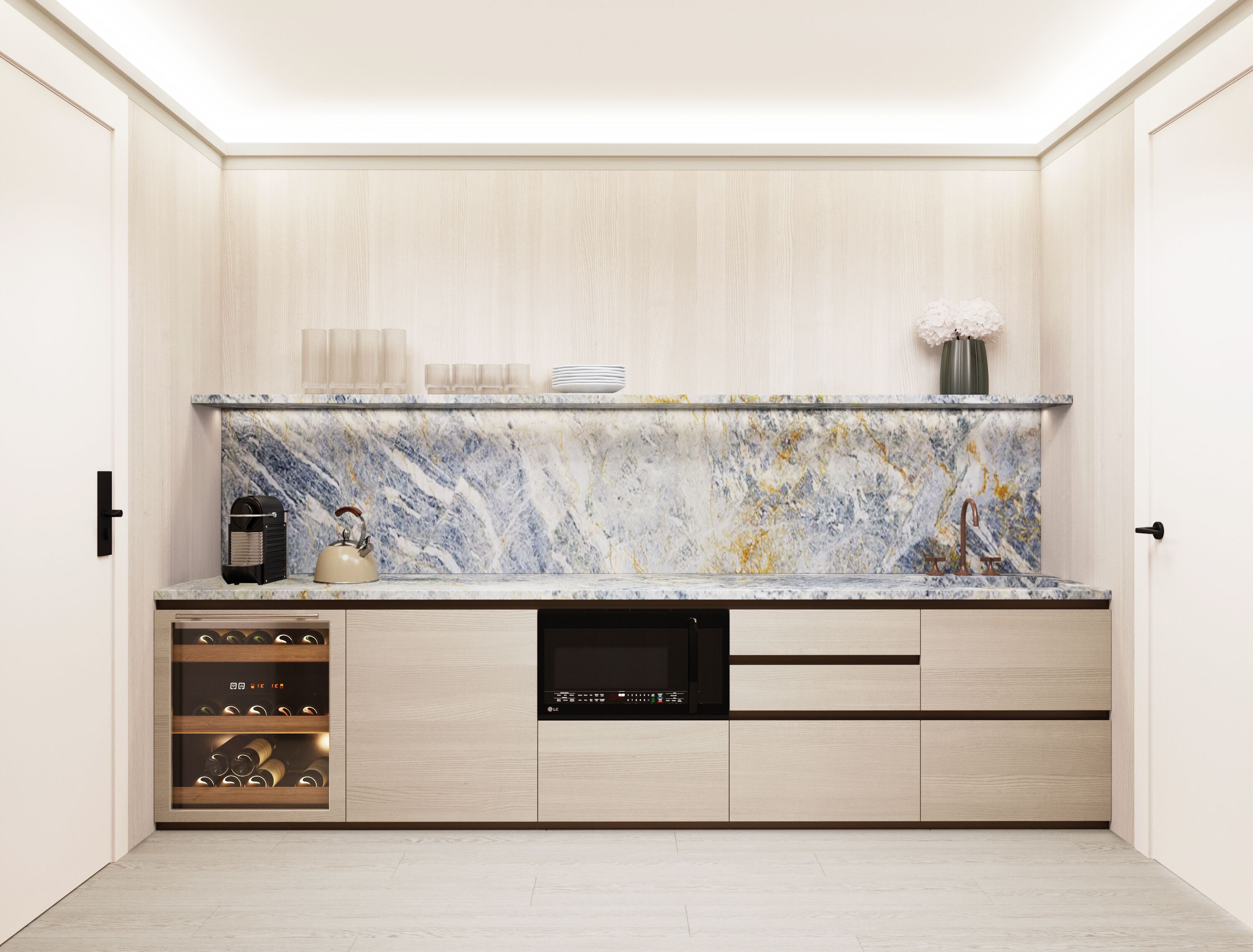 penthouse suite pres sea view 2 br | living area | 48-inch lcd tv with satellite channels, tv