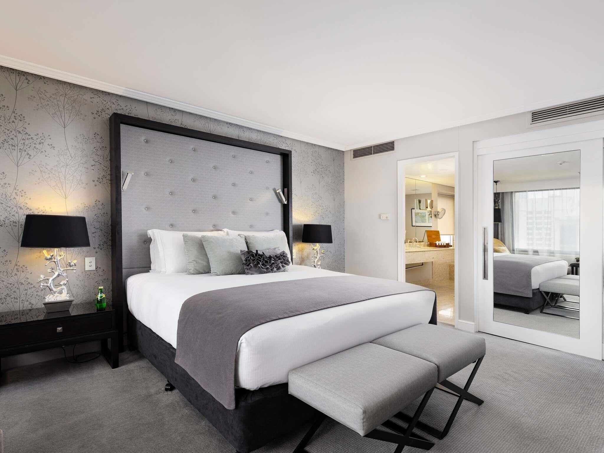 Premium bedding, down duvets, pillow-top beds, in-room safe