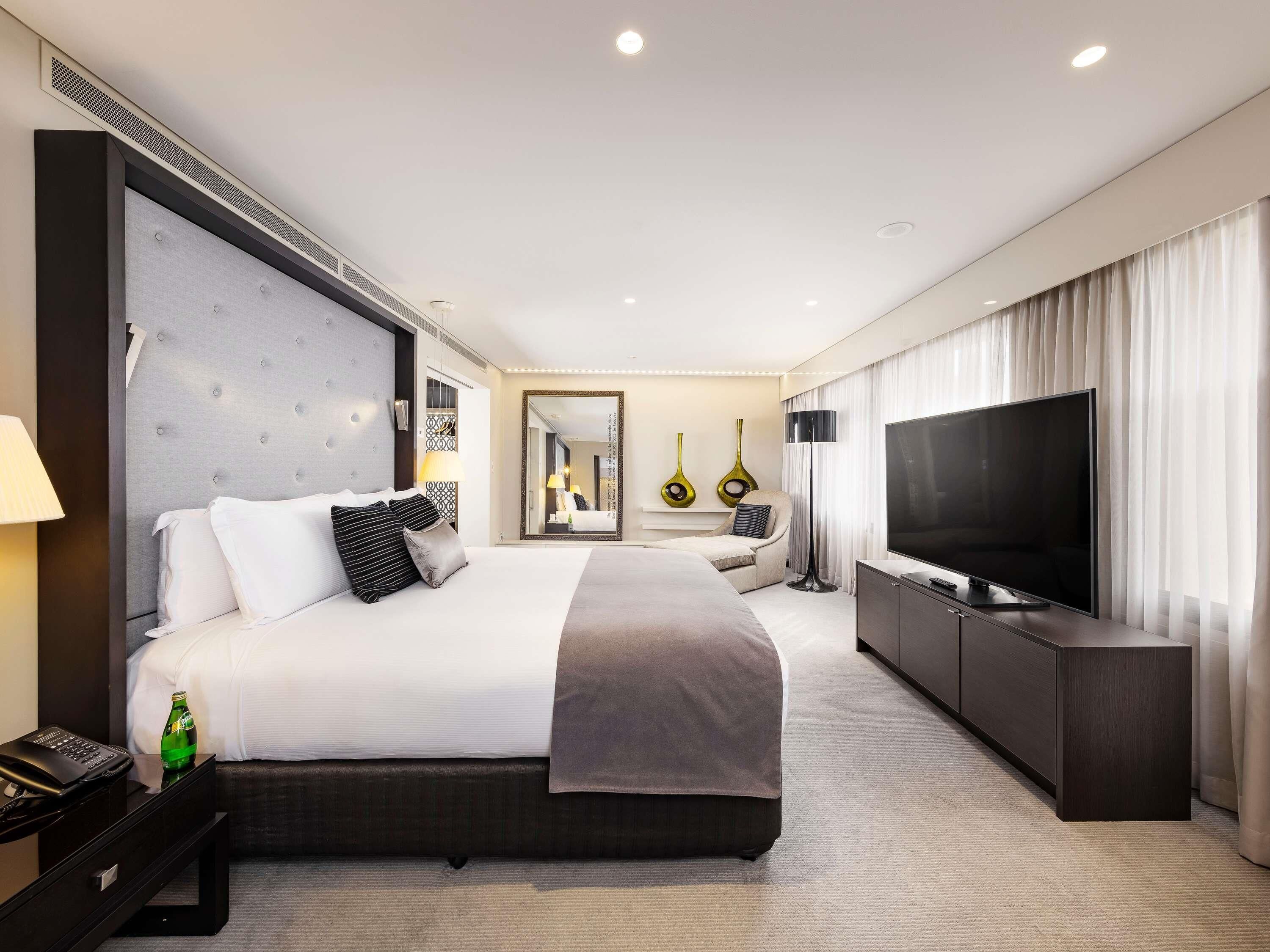 Premium bedding, down duvets, pillow-top beds, in-room safe