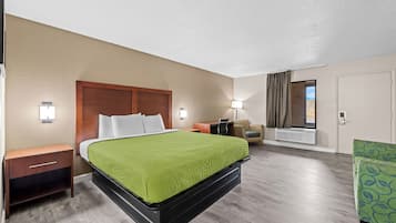 Room, 1 King Bed, Accessible, Non Smoking | 1 bedroom, desk, laptop workspace, free WiFi