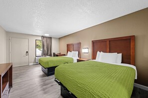 Standard Room, 2 Queen Beds, Non Smoking | 1 bedroom, desk, laptop workspace, free WiFi