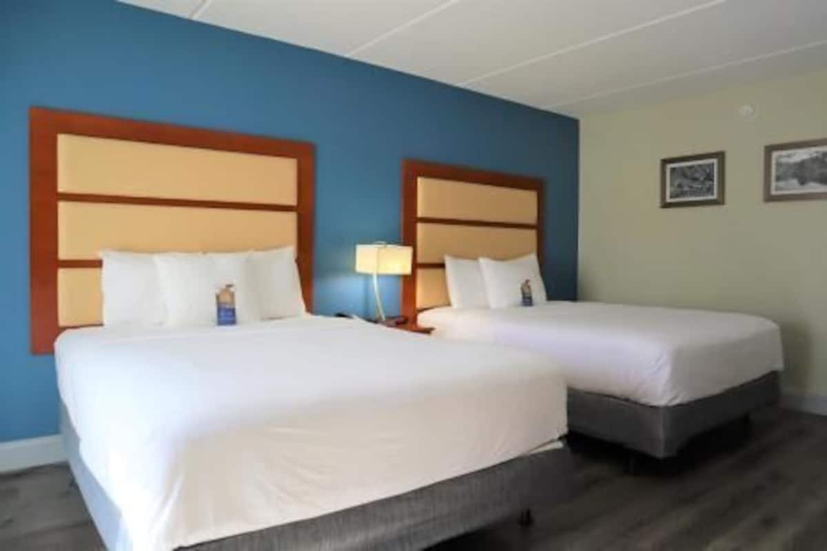 Ropa de cama de alta calidad, escritorio y insonorización