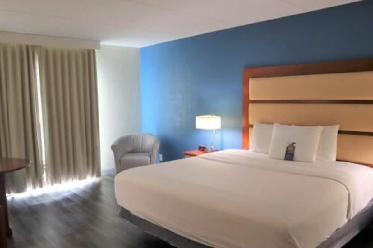 Ropa de cama de alta calidad, escritorio y insonorización