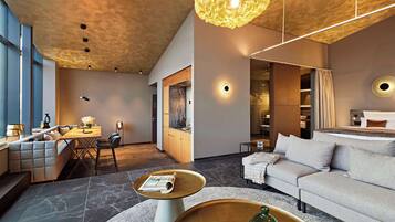 Minibar, in-room safe, desk, laptop workspace