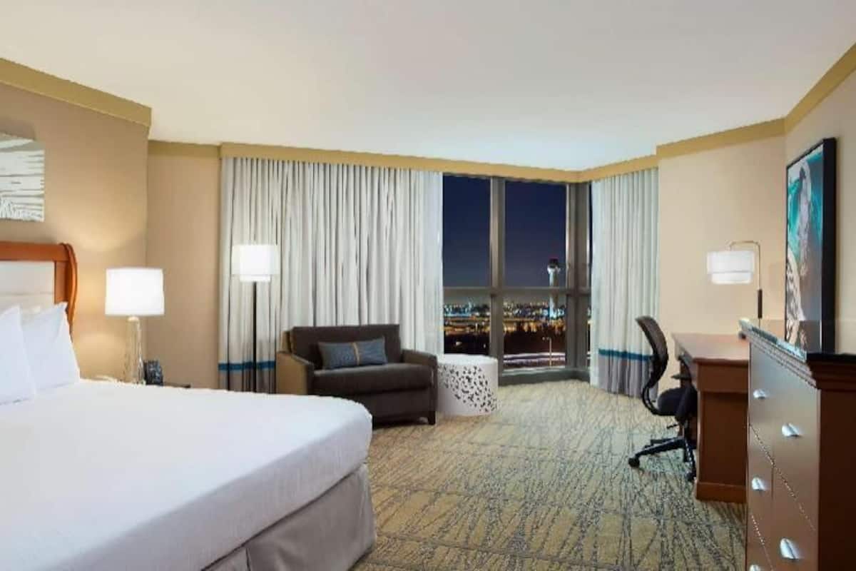 Premium bedding, down comforters, pillowtop beds, in-room safe