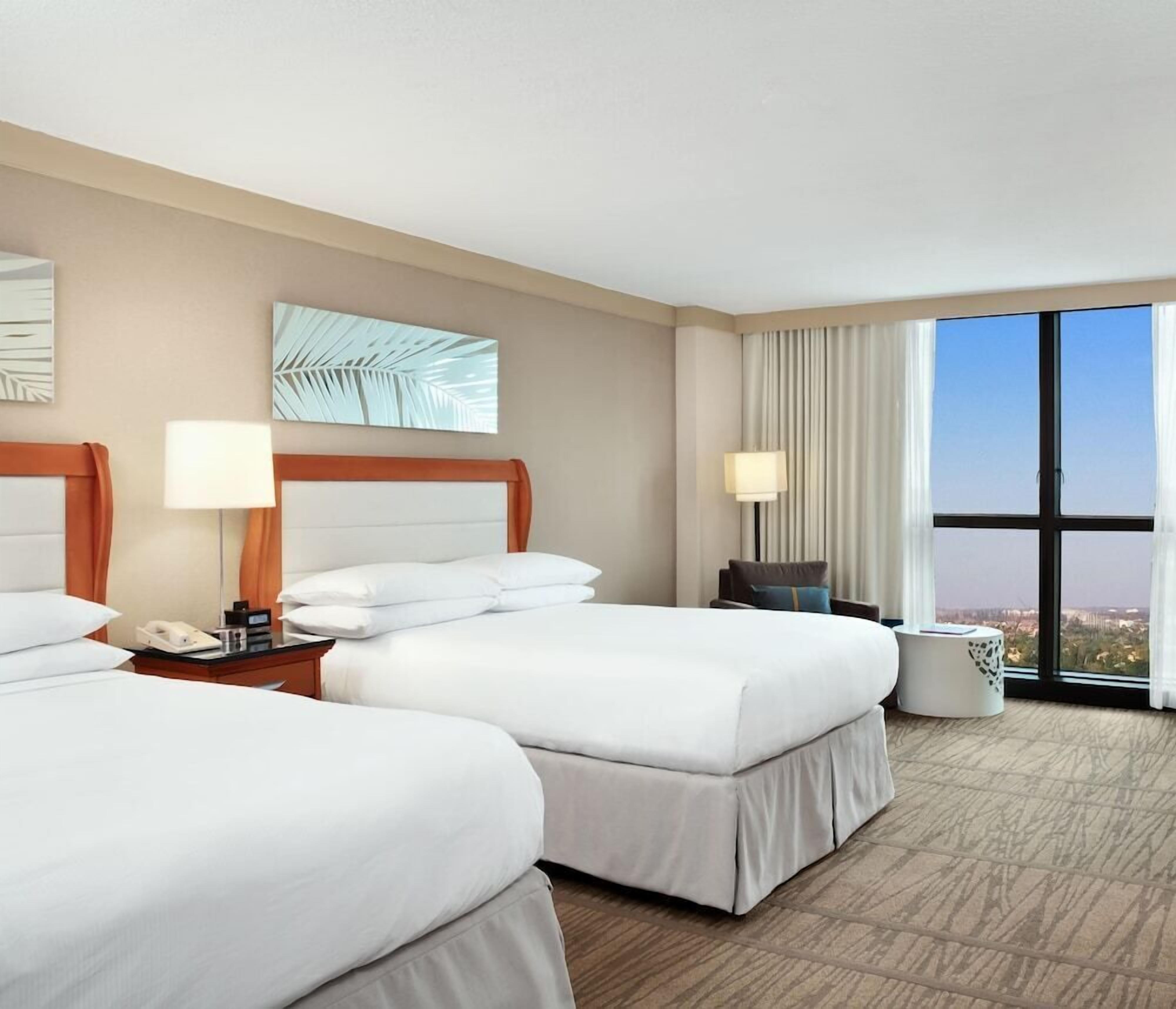 Premium bedding, down duvets, pillow-top beds, in-room safe