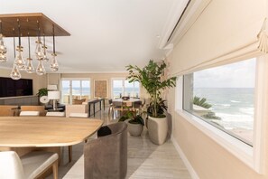 Commander and Chief Suite, Presidential Suite, 2 King beds, living room, direct ocean view | Premium bedding, in-room safe, desk, blackout drapes