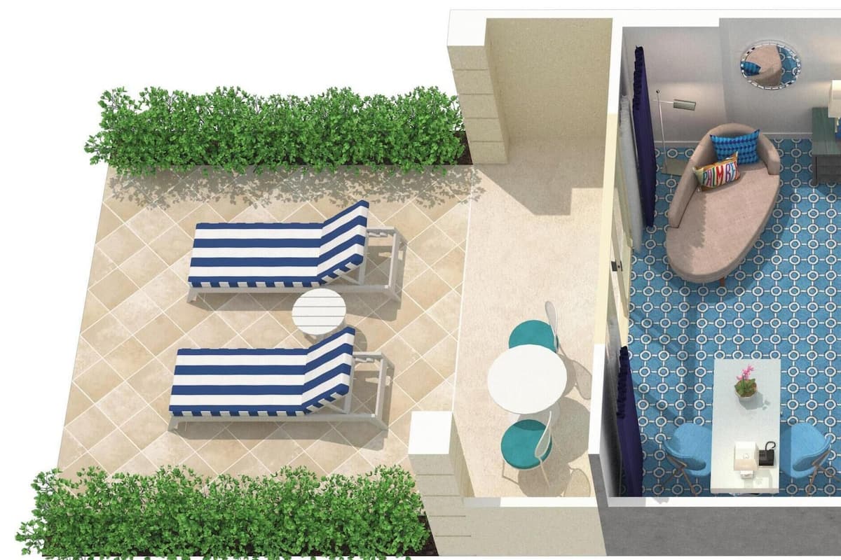 Rom, 1 kingsize-seng, terrasse (Lanai) | Sengetøy av topp kvalitet, safe på rommet og skrivebord