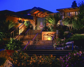 Front of property - evening/night at Hyatt Carmel Highlands