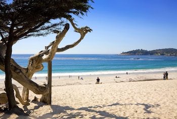 View of beach at Hyatt Carmel Highlands