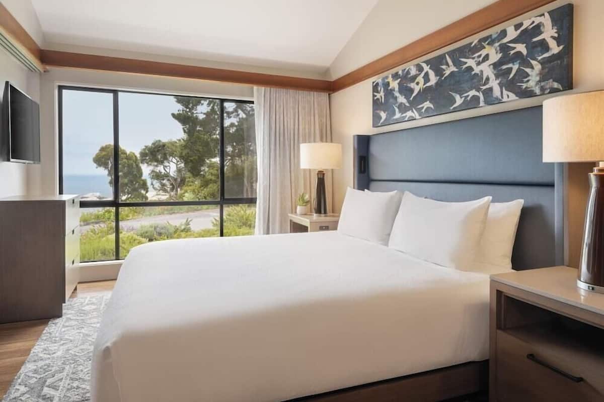 Premium bedding, down comforters, pillowtop beds, in-room safe