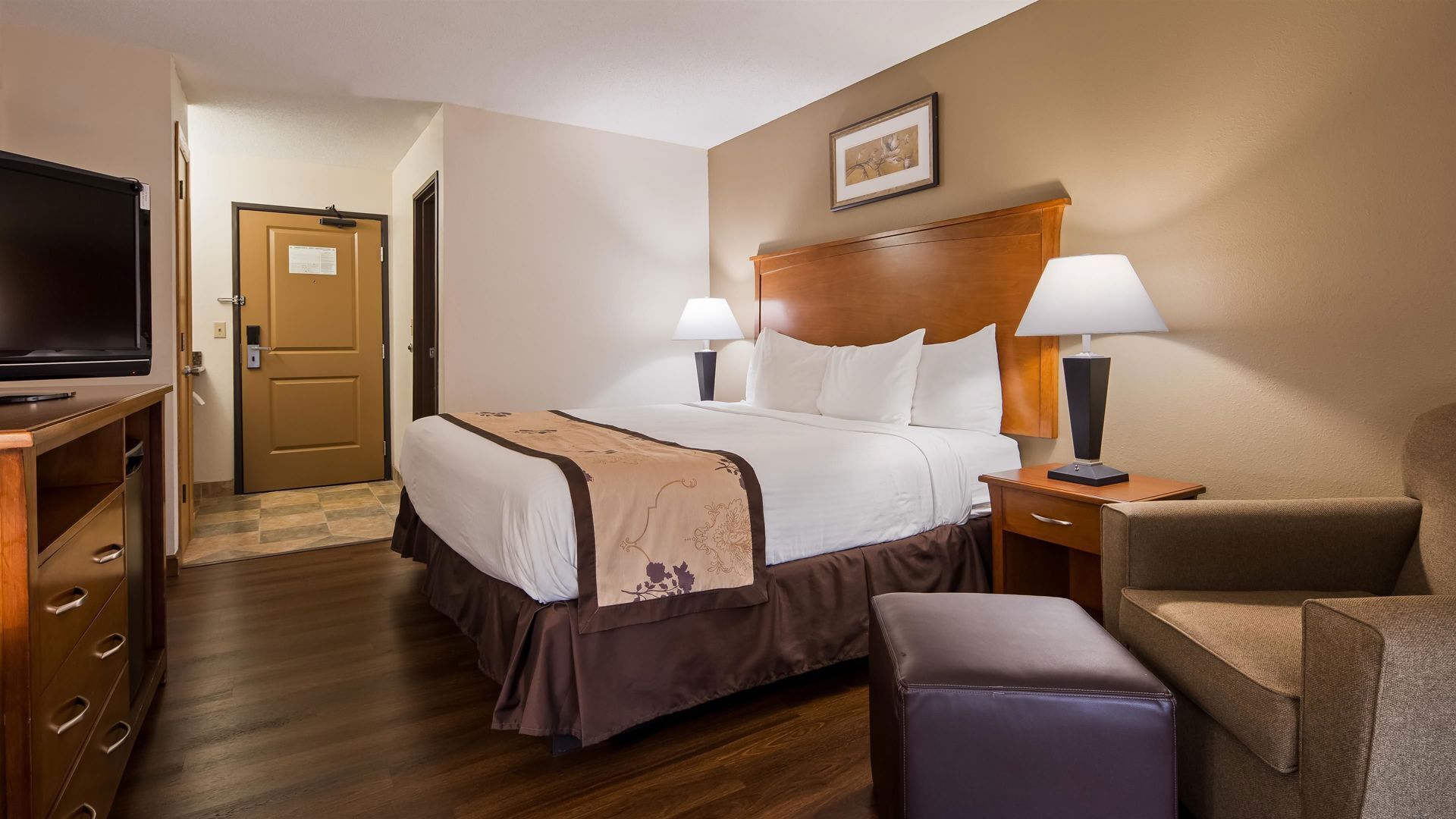 Ropa de cama de alta calidad y camas con pillow-top 