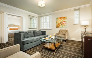 Premium bedding, pillow-top beds, in-room safe, desk