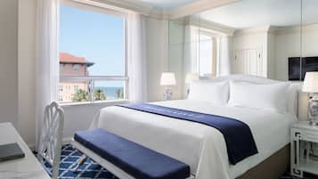 Premium bedding, pillowtop beds, in-room safe, desk